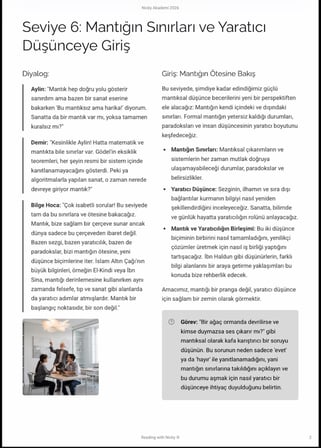 Mantıksal Düşünme 6: Mantığın Sınırları ve Yaratıcı Düşünme.