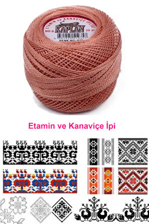Kaplan Etamin Ve Kanaviçe İpi 8 No Kod/Renk: 922 -
