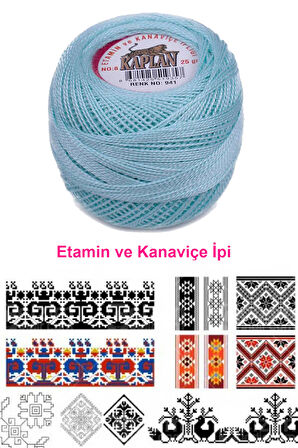 Kaplan Etamin Ve Kanaviçe İpi 8 No Kod/Renk: 941 -