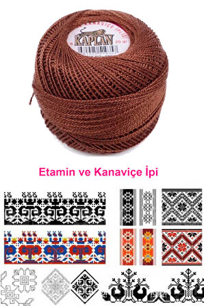 Kaplan Etamin Ve Kanaviçe İpi 8 No Kod/Renk: 400 -