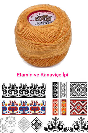 Kaplan Etamin Ve Kanaviçe İpi 8 No Kod/Renk: 444 -