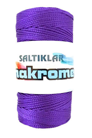 1 Adet Polyester Makrome İpi 4250 Mor 100 gr