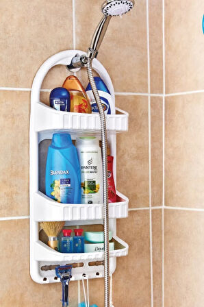 Duşa Asılabilir Şampuanlık Shower Caddy 09165