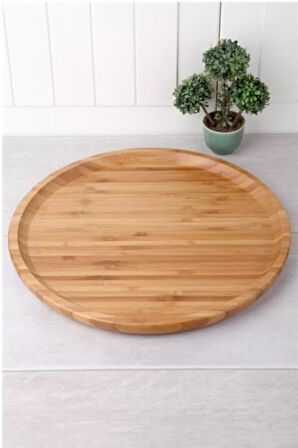 Bambu Sunum Tabağı 30 cm YUV3030