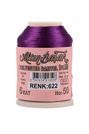 3 Adet Altınbaşak Oya ve Dantel İpi 20 gr - No: 046 - 622 - 229