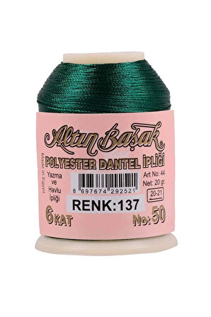 3 Adet Altınbaşak Oya ve Dantel İpi 20 gr - No: 137