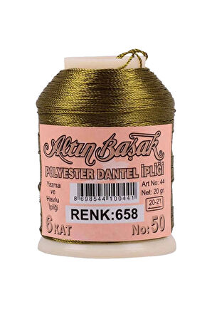 3 Adet Altınbaşak Oya ve Dantel İpi 20 gr - No: 658
