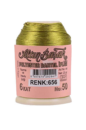 3 Adet Altınbaşak Oya ve Dantel İpi 20 gr - No: 656