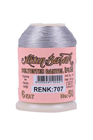 3 Adet Altınbaşak Oya ve Dantel İpi 20 gr - No: 707