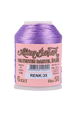 3 Adet Altınbaşak Oya ve Dantel İpi 20 gr - No: 035