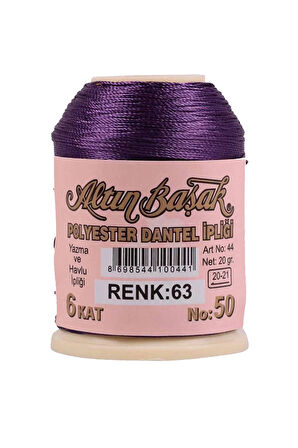 3 Adet Altınbaşak Oya ve Dantel İpi 20 gr - No: 063