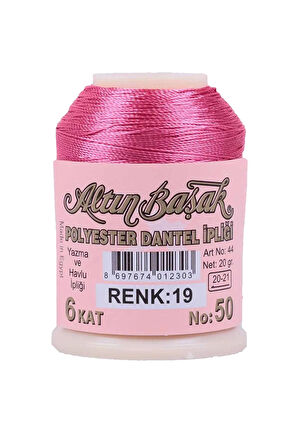 3 Adet Altınbaşak Oya ve Dantel İpi 20 gr - No: 019
