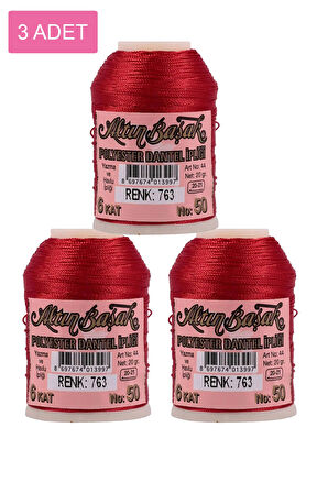 3 Adet Altınbaşak Oya ve Dantel İpi 20 gr - No: 763