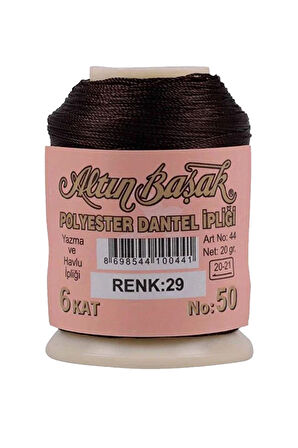 3 Adet Altınbaşak Oya ve Dantel İpi 20 gr - No: 029