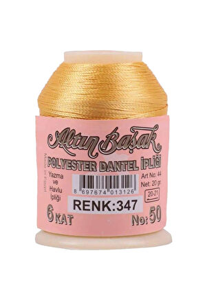 3 Adet Altınbaşak Oya ve Dantel İpi 20 gr - No: 347