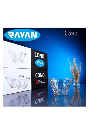 Cono Maria 6'lı Büyük Cam Kase 69816