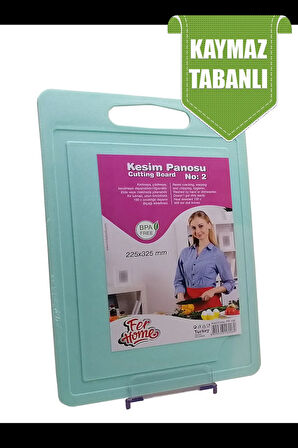 Kesme Tahtası Plastik Büyük Kesme Sunum Tahtası Kesim Panosu 225x325 Mm FR-108