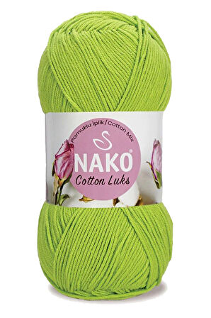 5 Adet Cotton LüYelek Tunik Kazak Bluz Hırka İpi Yünü Fıstık Yeşili 97567