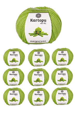 10 Adet Amigurumi El Örgü İpi 50gr 404