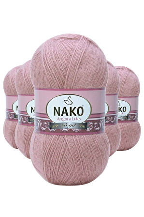 5 Adet Angora LüEl Örgü İpi Gülbahar 10215
