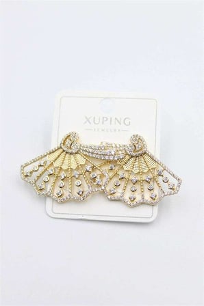Yelpaze Küpe - Altın Renk: Altın 70917135