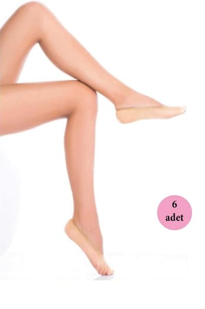 6 Adet Microfiber Suba Kadın Babet Çorap Sahra 51 — Beden: 36-40