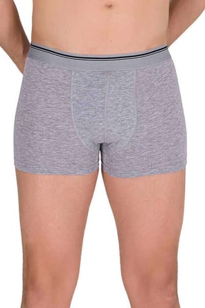 Likralı Erkek Büyük Beden Boxer Şort Gri 1097B — Beden: 2XL