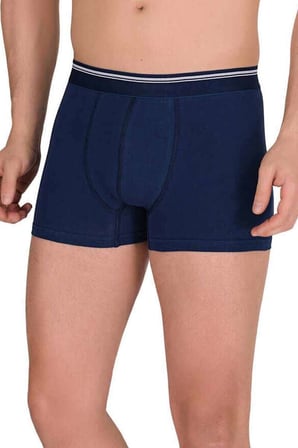 Likralı Erkek Büyük Beden Boxer Şort Lacivert 1097B — Beden: 2XL