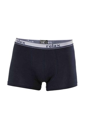Relax Pamuklu Esnek Erkek Boxer Lacivert - 1268A — Beden: L