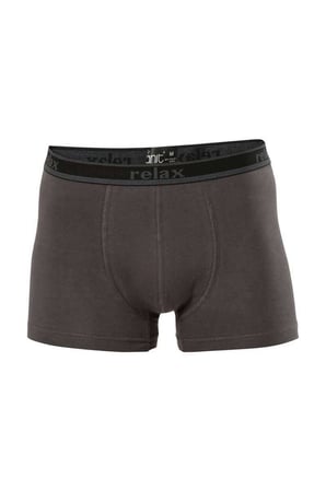 Relax Pamuklu Esnek Erkek Boxer Füme - 1268A — Beden: M