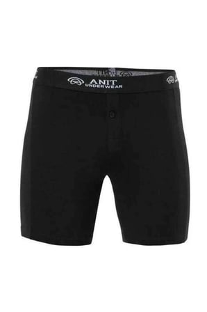 Likralı Uzun Erkek Boxer Siyah - 1114A — Beden: L