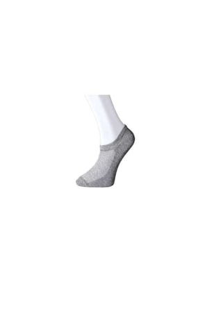 Gri Erkek Görünmez Çorap 3 çift — Beden: 40-44