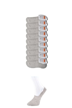 Gri Erkek Babet Çorap 9 çift — Beden: 40-45