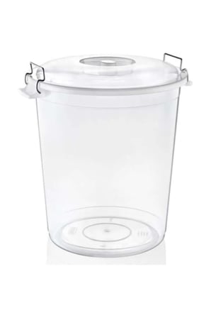 Plus Şeffaf Bakliyat Kovası 50 Litre Royaleks-ASD173