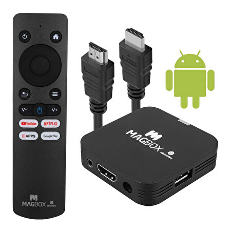 Magbox Electrobox 2 GB Ram H313 Işlemci 16 GB HDD 4K Ultra Hd Androıd Box (Androıd 10)
