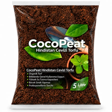 Hindistan Cevizi Torfu Torf Cocopeat Hindistan Cevizi Lifi Dogal Bitki Topragi
