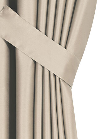 Quartz Blackout Taş Rengi Karartma Perde