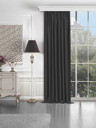 Quartz Blackout Siyah Renk Karartma Perde