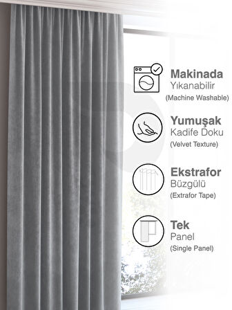 Home Daily Series Açık Gri Ada Fon Perde