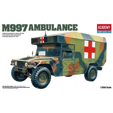 Academy 13243, 1/35 M997 Maksi Askeri Ambulans plastik maketi