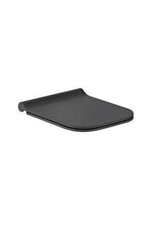Saturn Rimout Mat Antrasit Asma Klozet A141301K,Seramiksan Saturn Rimout Mat Antrasit Kapak A090013