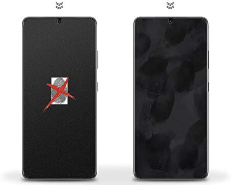 Samsung A14 Uyumlu Tam Kaplayan Mat Hayalet Seramik Nano Ekran Koruyucu 