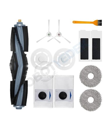 Ecovacs Deebot T20 Omni Uyumlu Ana Fırça, Hepa Filtre, Yan Fırça, Mop Tutucu, Toz Torbası 12 Parça