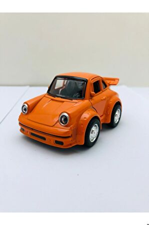 Çek Bırak Metal Spor Araba 12 Cm Koleksiyonluk Diecast Açılır Kapılı