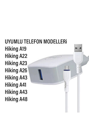 Hiking A19 A21 A22 A26 Şarj Aleti ve Kablosu TYPE-C 5V DC 2.8A