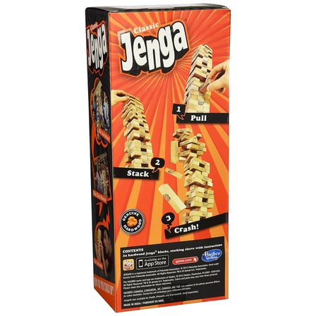 Hasbro Jenga Klasik Jenga Classic ORJİNAL Hasbro Jenga