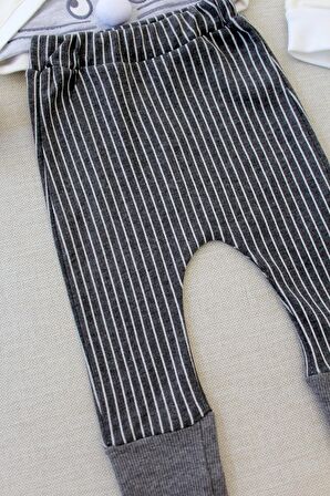 3-6 6-9 9-12 Ay Şımarık Tavşan Nakışlı Şapkalı Uzun Kollu Sweat 3lü Kız-erkek Bebek Takımı