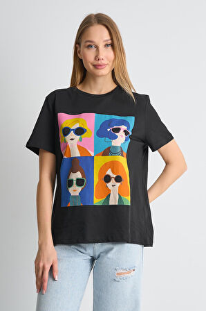 ALEXANDERGARDI Baskılı Kadın T-shirt