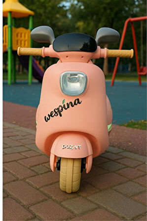 Motorsiklet 3Tekerli Akülü Motor Müzik Çalarlı Uzaktan Kumandalı 50kilo Kapasite 1-7 Yaş  Wespina