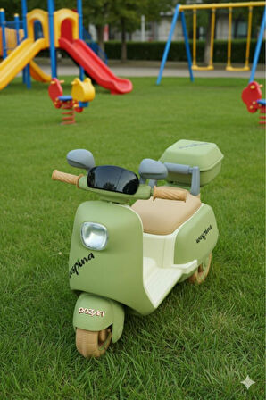 Motorsiklet 3Tekerli Akülü Motor Müzik Çalarlı Uzaktan Kumandalı 50kilo Kapasite 1-7 Yaş  Wespina